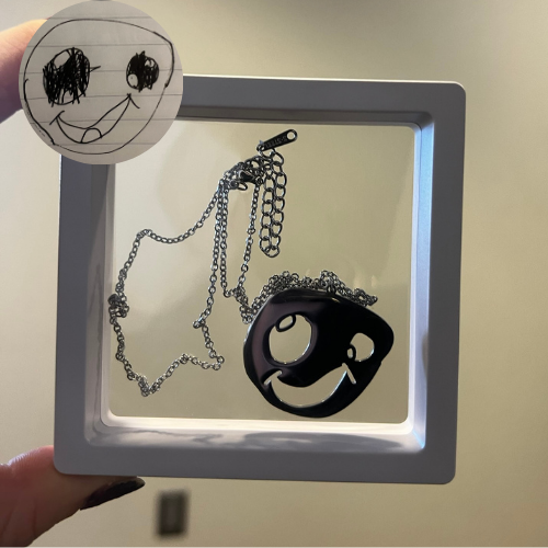 ArtWorn Custom Heirloom Necklace Silver